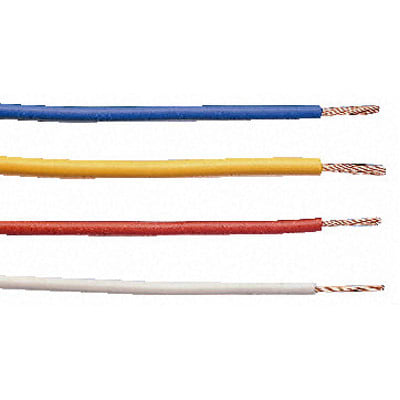 Alpha Wire - 3051 GY005 - Hook-Up Wire, 22 AWG, 7/30 Strand, PVC,  Green/YellowStripe, 3051 Series - RS