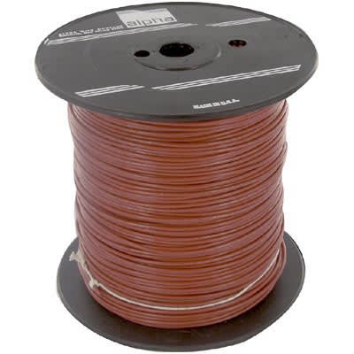 Alpha Wire - 3057 RD001 - Hook-Up Wire, 16 AWG, 26x30, 0.016 in., 0.095  in., 300V, Red, 3057 Series - RS