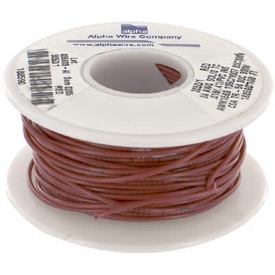 Alpha Wire - 3057/1 RD005 - Hook-Up Wire, 16 AWG, Solid, 0.016 in