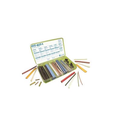 Alpha Wire - F321MS/1 BK032 - Heat Shrink Tubing, 1/8 to 1