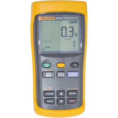 FLUKE-53-2B - Single Input Digital Thermometer w/USB Recording Ram Meter,  Inc.