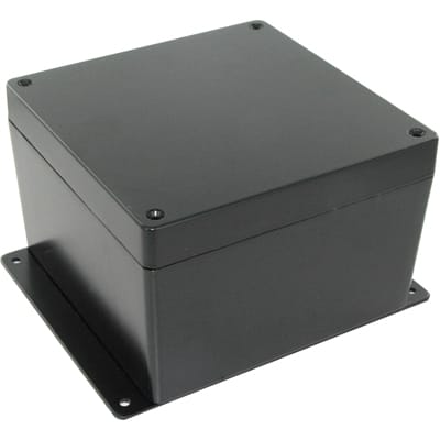 Bud Industries - AN-2810-B - Enclosure, Flanged, Aluminum, Diecast ...