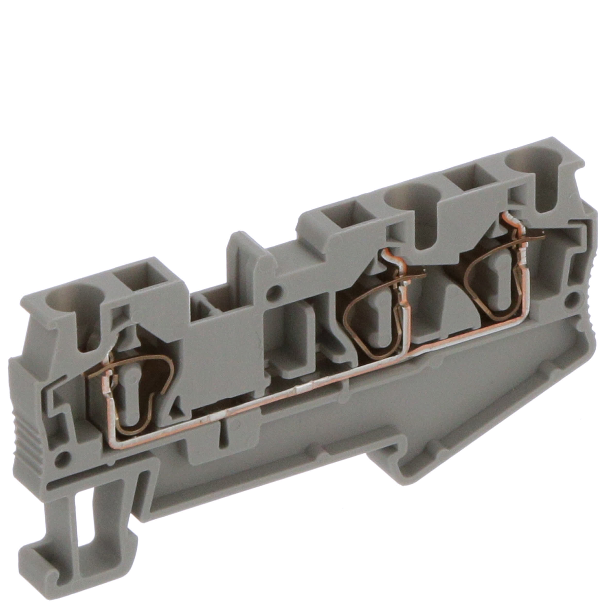 Phoenix Contact - 3031393 - Conn Term Blk DIN Rail Feed Thru Spring ...