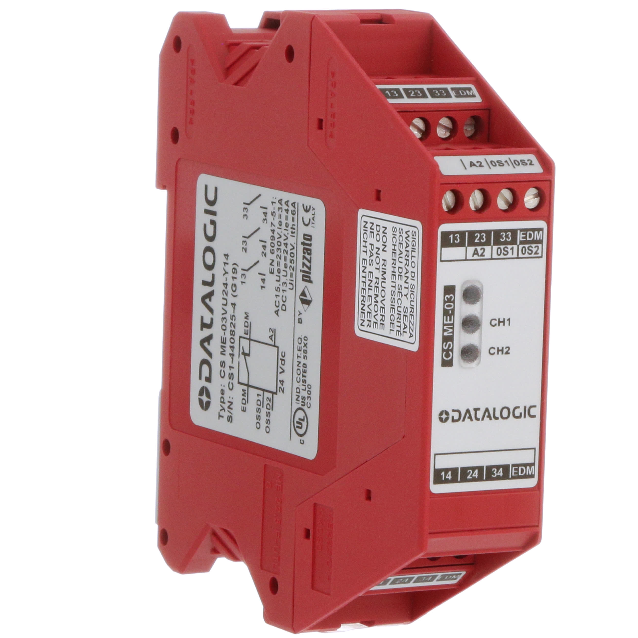 IDEC Corporation CSME03VU24Y14 Safety Relay; Control; 22mmOssd