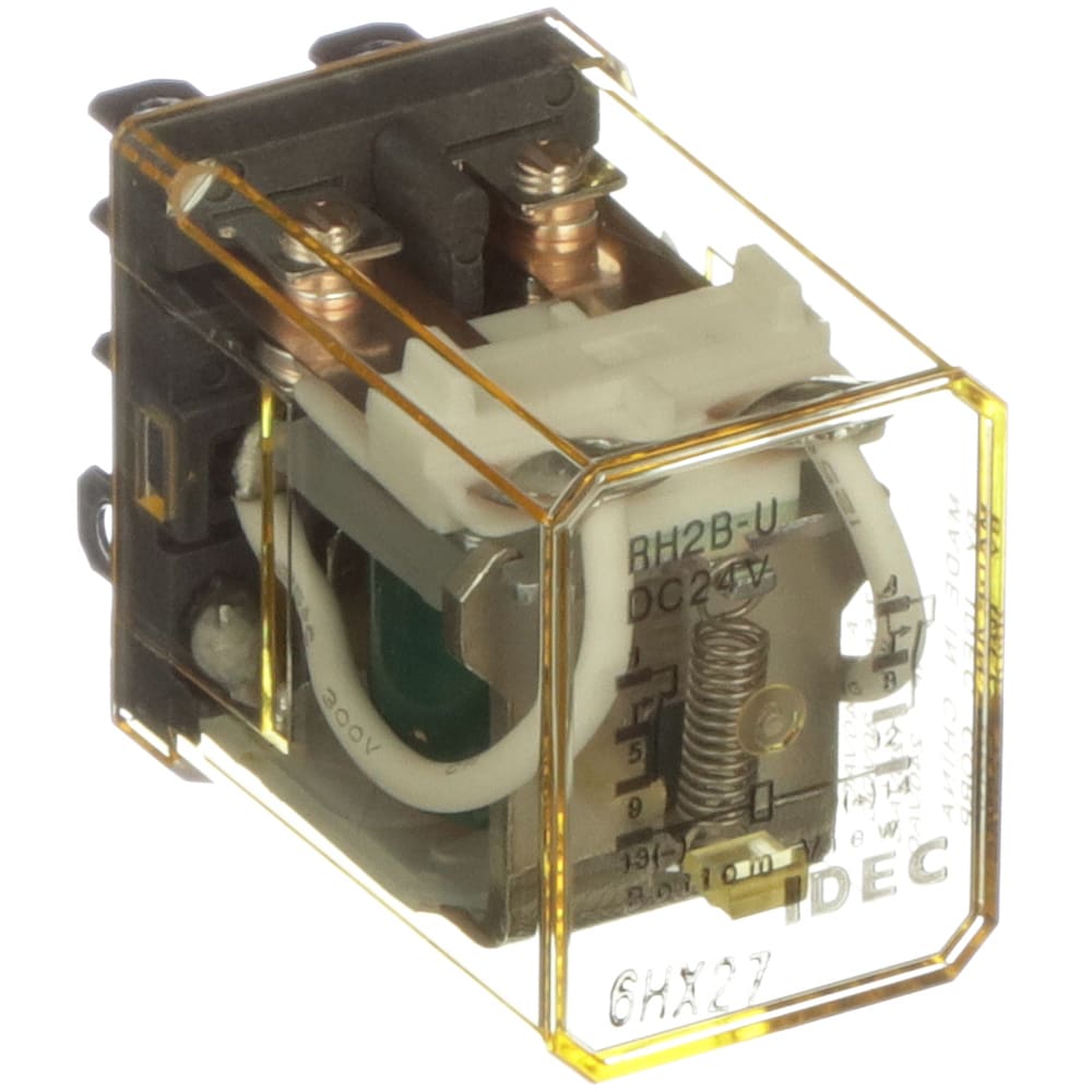 RH4B-UDC24V - IDEC Relay Plug-In 4PDT 10A 24VDC - Walker Industrial