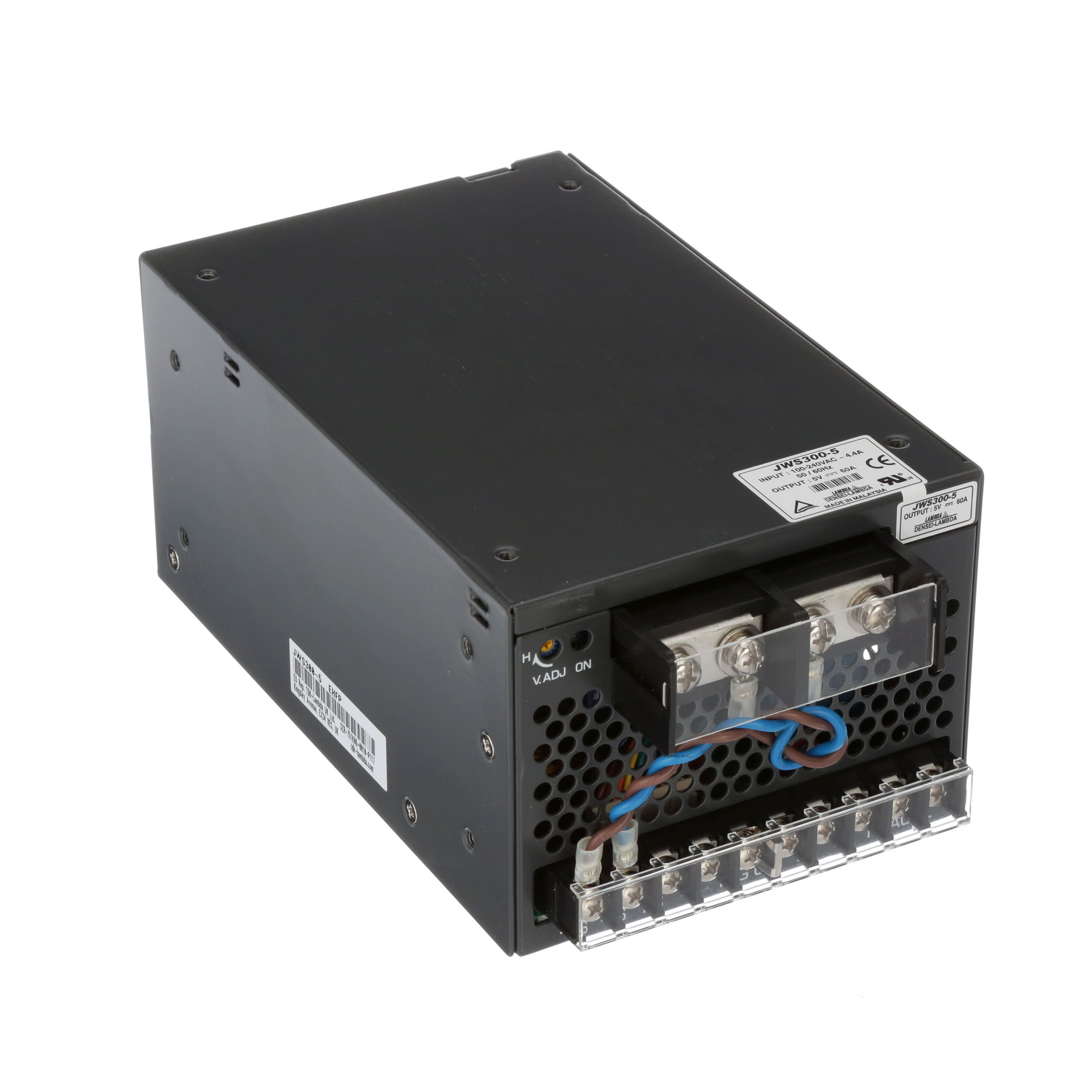 TDK-Lambda - JWS300-5 - Power Supply,AC-DC,5V,60A,85-265V In,Open Frame,DIN  Rail,PFC,300W,JWS Series - RS