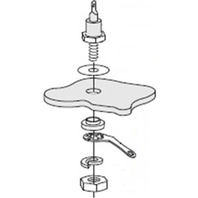 Keystone Electronics - 4730 - Transitor Mounting Kit, 5 pc Kit, For DO-5,  TO-49, TO-61 Cases - RS