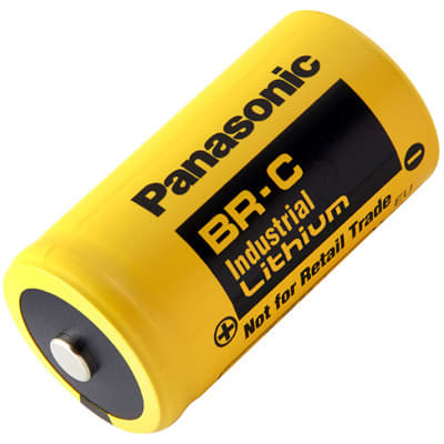 Panasonic Electronic Components - BR-CSSP - Battery,Non-Rechargeable, Cylindrical,Lithium,3VDC,5Ah,Pressure Contact,BR Series - RS