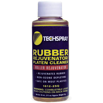 TechSpray - 1612-2SQ - Rubber Rejuvenator,Platen Cleaner,Bottle,2 Oz.  (59mL),Nonperishable,1612 Series - RS