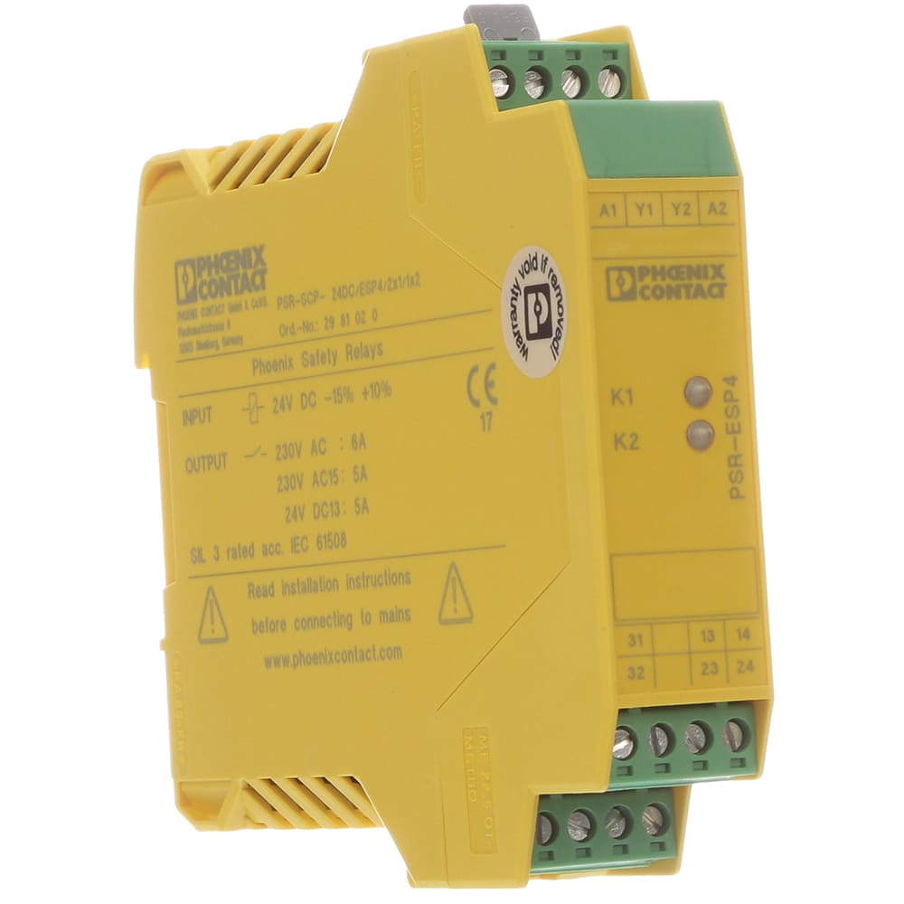 PHOENIX CONTACT PSR-SCP-24UC/ESA2/4X1/1X2/B SAFTEY RELAYS LOTT 2