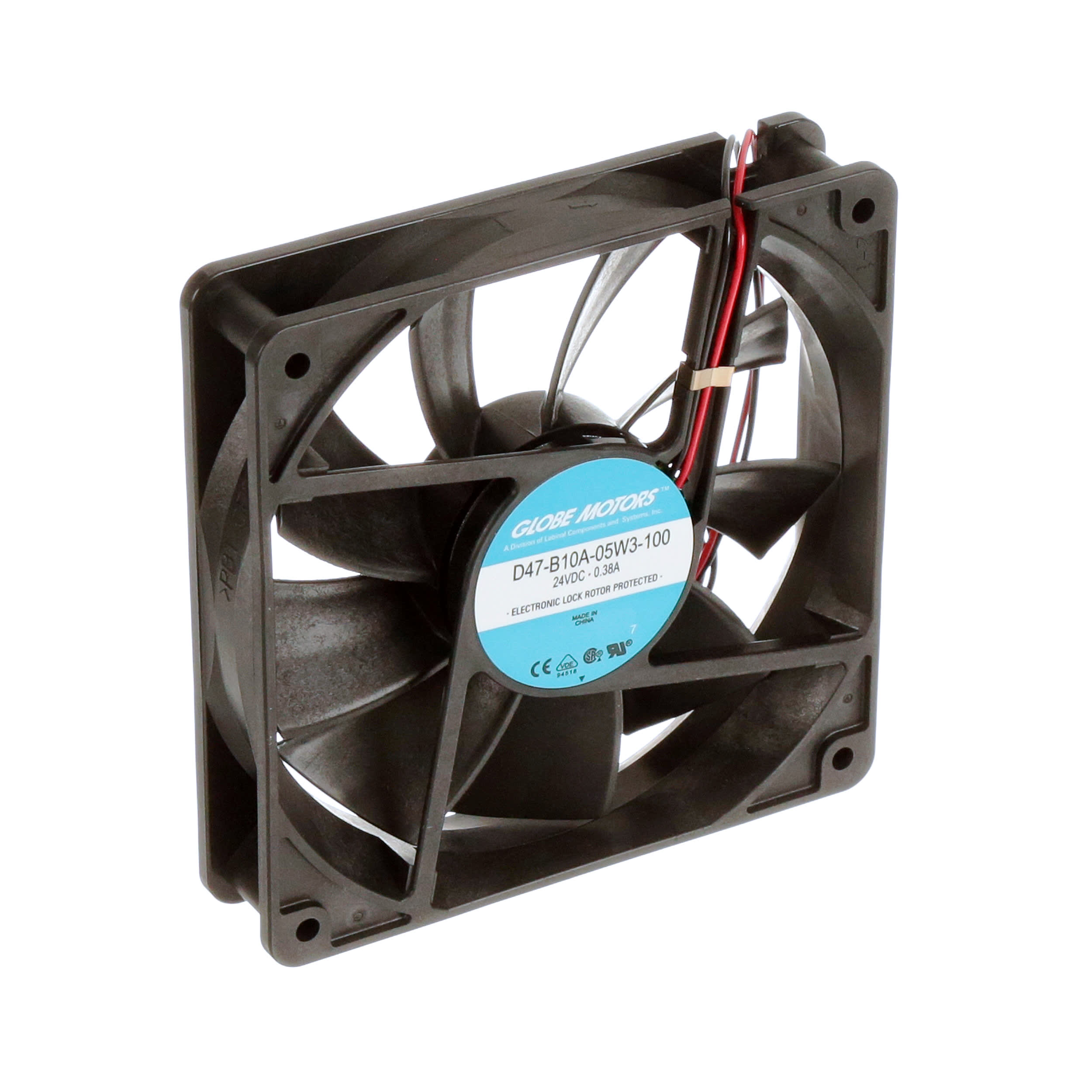Aazon.co: Globe Otors D47 B10A 04W2 100, Fan; DC; 12V; 120x120x25