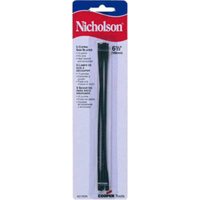 Nicholson Saw #80182N No. 50 and No. 60 Coping Saw Blades (6 1/2