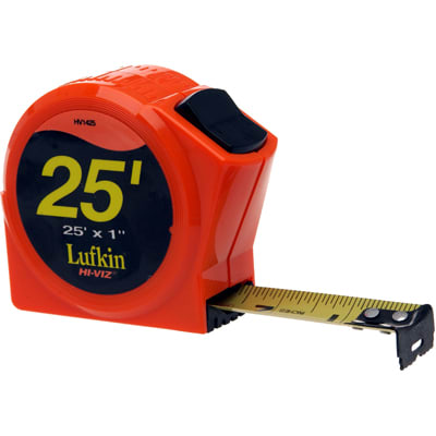 Lufkin® Hi-Vis Orange Linear Tape Measure