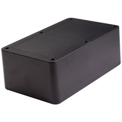 Polycase - DC-58PMBYT - Enclosure,Box-Lid,Desktop,ABS,UL94-5VA,Black,8 ...