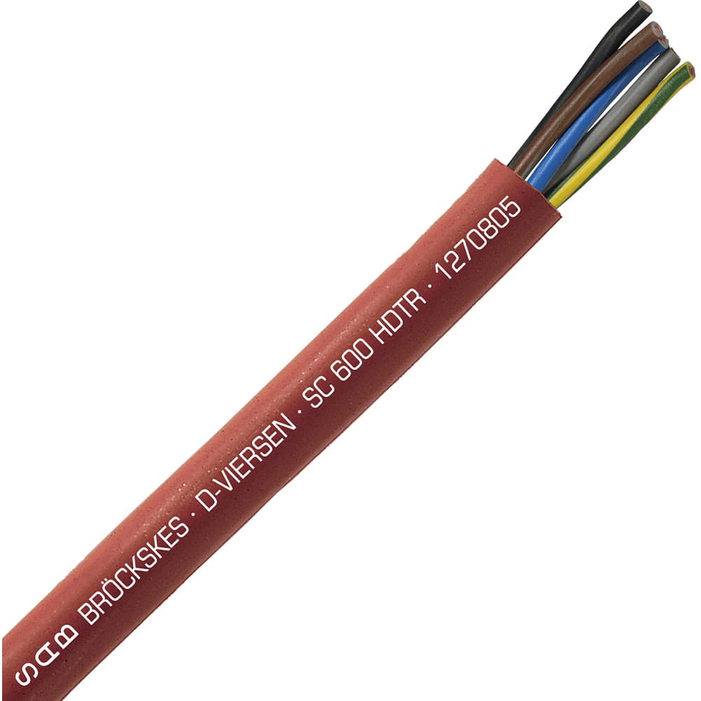 SAB - 1270805 - Cable, 8AWG, 77x26, TC, SI ins, Reddish Brown SI jkt, AWM - RS SAB - 1270805 - Cable, 8AWG, 77x26, TC, SI ins, Reddish Brown SI jkt, AWM - RS