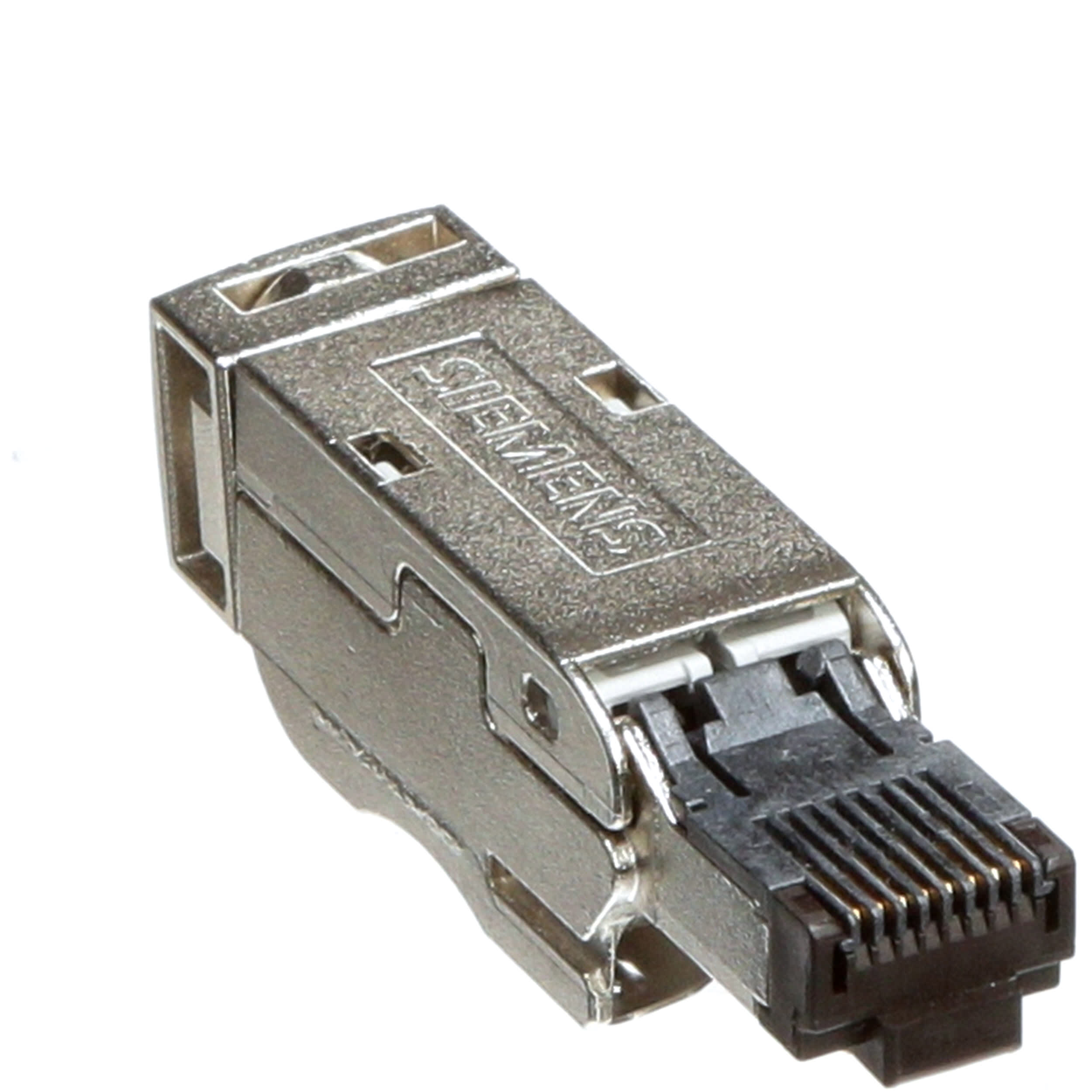 Siemens - 6GK19011BB102AA0 - Industrial Ethernet FastConnect RJ45 Plug 180  2x 2, connettore RJ45 (10/100 Mbit