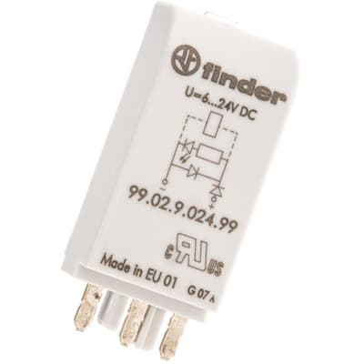 Finder - 99.80.3.000.00 - Plug In Interface Relay Module 6 - 220V dc - RS