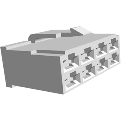 TE Connectivity - 172136-1 - Housing, plug, 8 way, 250 lance