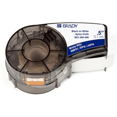 Brady - M21-500-499 - Nylon Cloth Patch Panel and Wire Labels, .50 