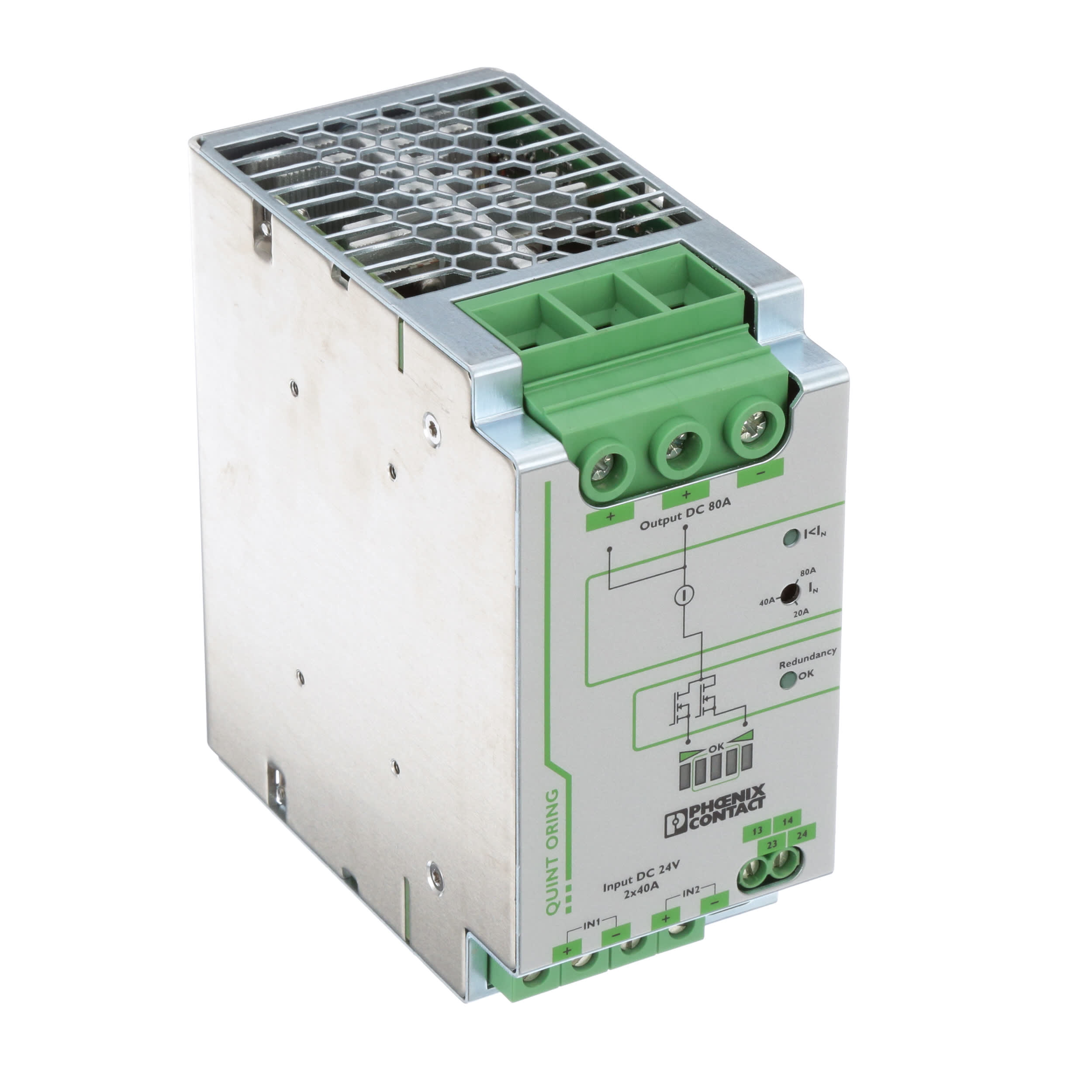 Phoenix Contact - 2902879 - Redundancy Module; QUINT; DIN Rail 