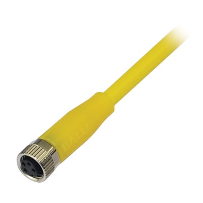 Balluff - BCC0510 - Cordset, M8 Female to Cut-end, Yellow, 3 cond