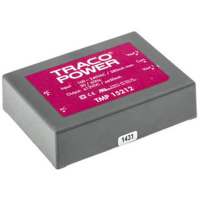 TRACO Power - TMP 15212 - Power Supply; AC-DC; Module; Dual Output 