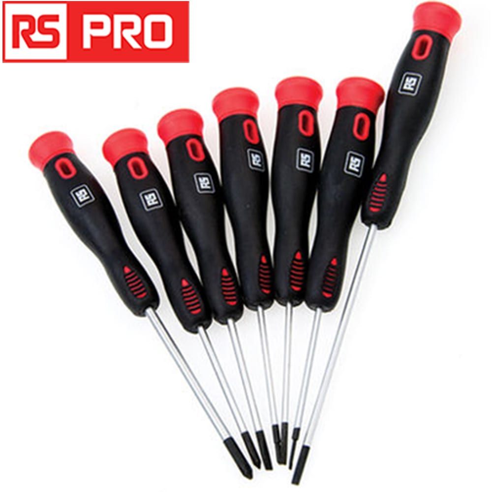 RS PRO Phillips; Slotted Precision Screwdriver Set, 11-Piece