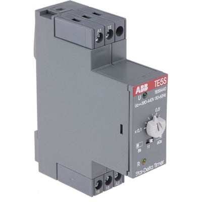 complement Refinery Company ABB - TE5S-440 - Star Delta Single TDR, Screw, 0.8 - 60 s, 380 - 440 V ac -  RS