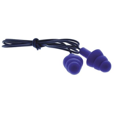 3M EAR Tracers Series Blue Reusable Corded Ear Plugs, 29dB Rated, Metal  Detectable, 50 Pairs
