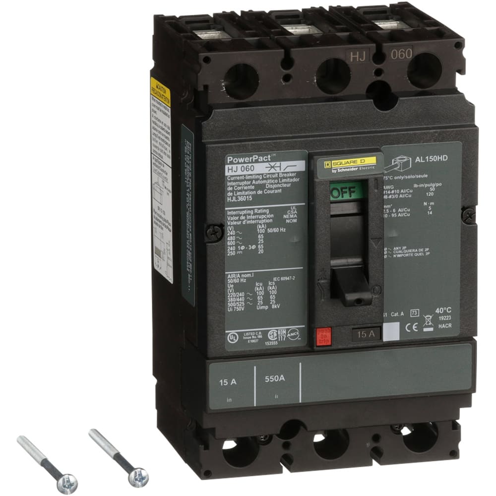 Square D - HJL36015 - Molded Case Circuit Breakers 3 Pole Square D - HJL36015 - Molded Case Circuit Breakers 3 Pole