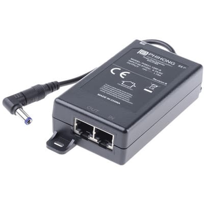 Phihong - POE21-120F - 21 W, 25.5 W PoE Splitter, 45 to 57V dc Input ...