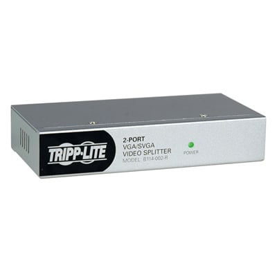 Tripp Lite - B114-002-R - Tripp Lite 2-Port VGA / SVGA 350MHz