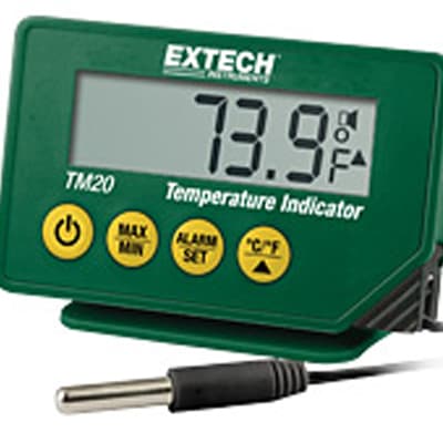 Extech Waterproof Food Thermometer, LCD TM26