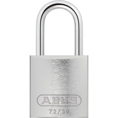 ABUS Candado de seguridad de aluminio de 72/30 KD con llave diferente con  grillete de 1, amarillo
