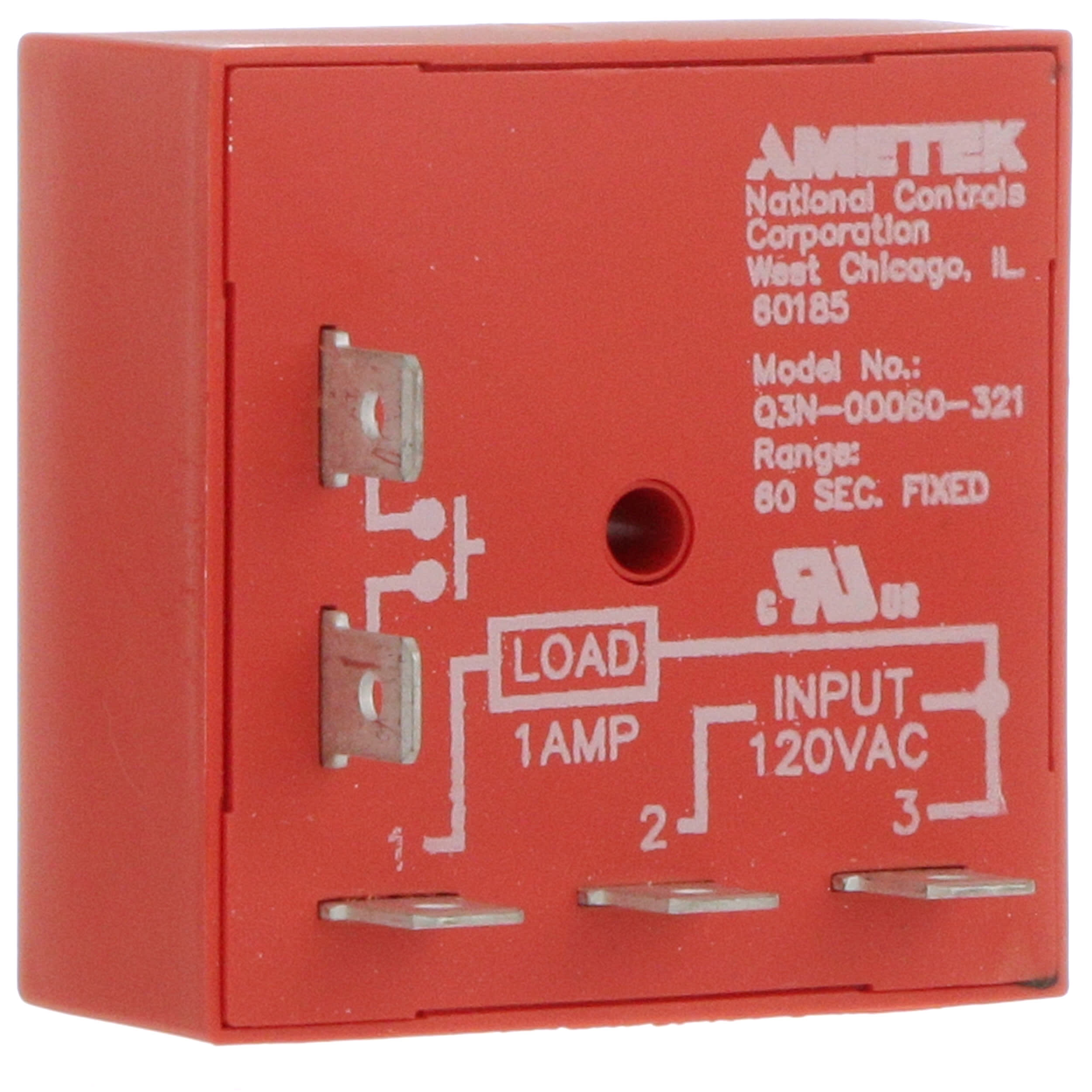 NCC - Q3N-00060-321 - Timer;Off Delay;60Sec;Solid State;SPST-NO;1A