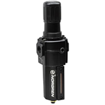 B73G 3AK QD1 RMG Excelon B73G Series, Filter/regulator, 3/8" PTF Ports Relieving 5 %c2%b5m Manual Drain Metal Bowl With Sight Glass With Gauge