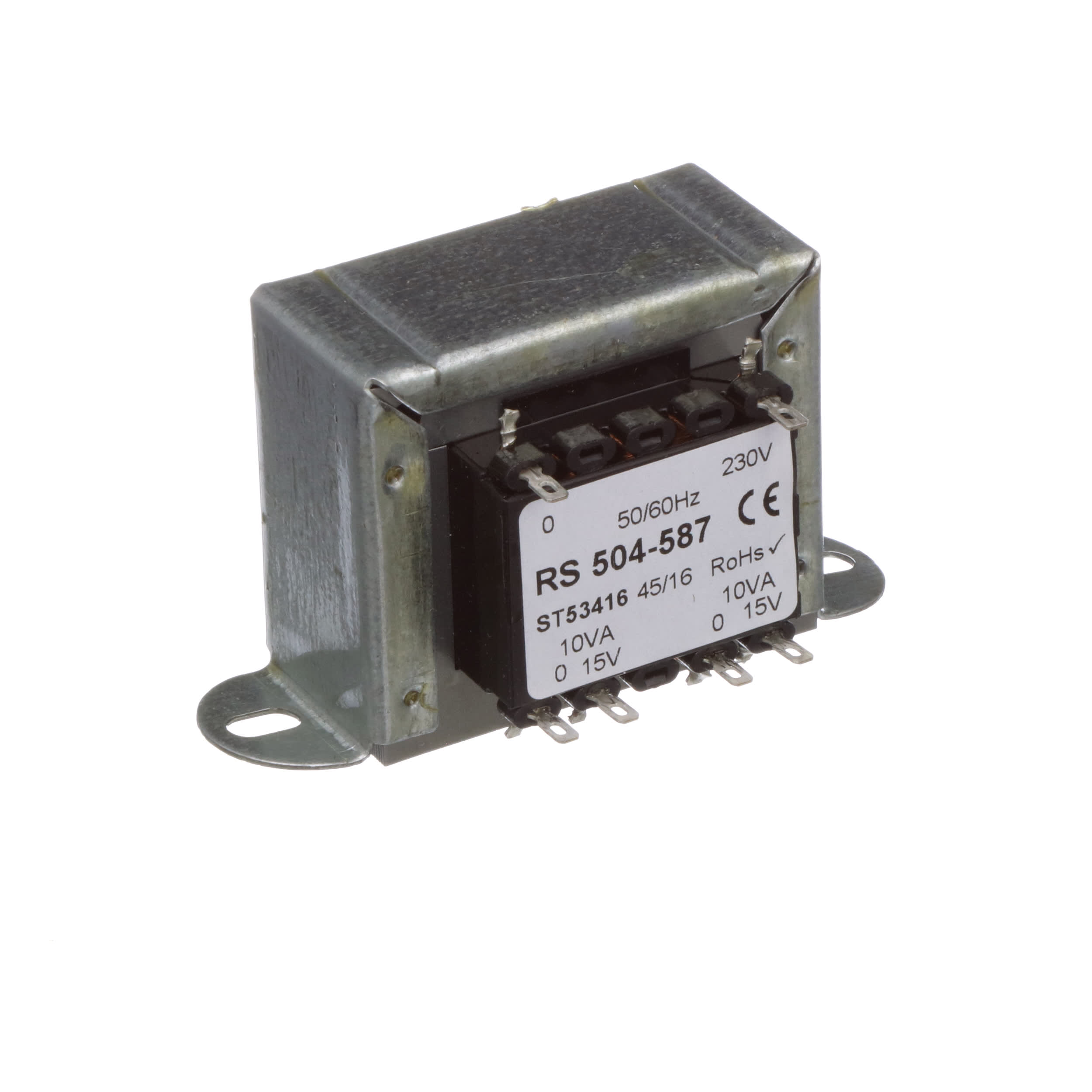 RS PRO - 504587 - 20VA Chassis Mounting Transformer 2 Output 230V 