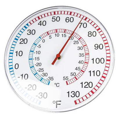 Thermometer Wall Plastic 200mm