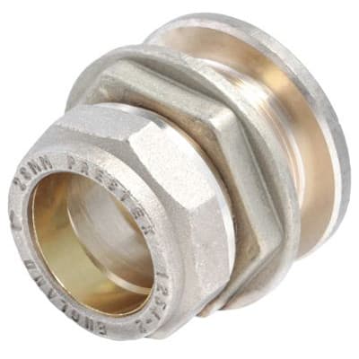 RS PRO Brass Compression Fitting, Straight Coupler