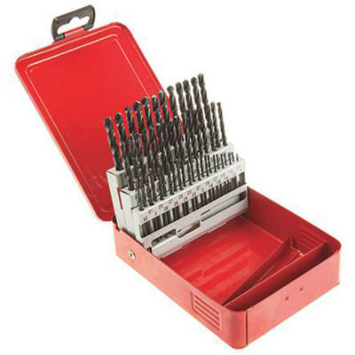 RS PRO 19-Piece Twist Drill Bit Set for Metal, 10mm Max, 1mm Min, HSS Bits