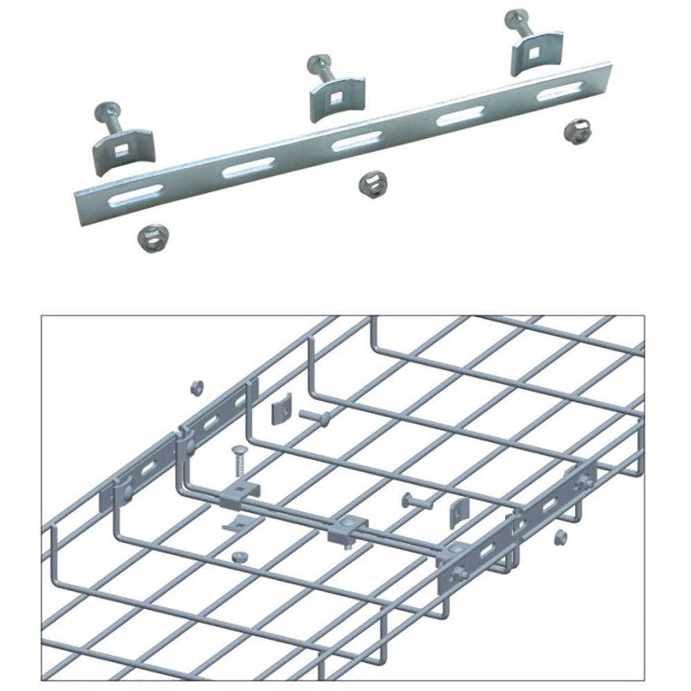 Quest Cable Tray Ceiling Hanging Bar, Zinc CT0010-08-03