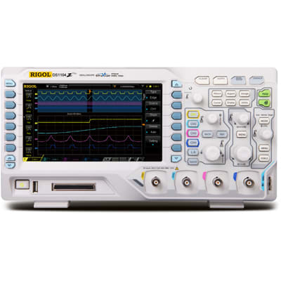 Oscilloscopio digitale Rigol DS1104Z Plus 100 MHz 4 canali 1 Gsa/s 24 Mpts  8 Bit Memoria digitale (DSO)