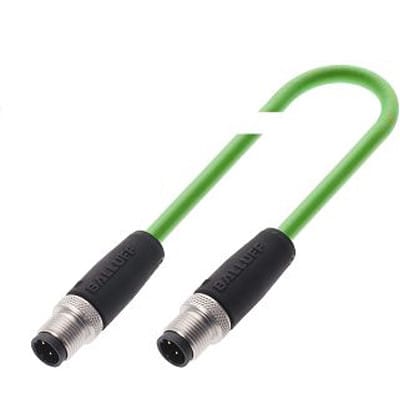 Balluff - BCC09NM - Connector/cable, Male M12, Male M12, TPE