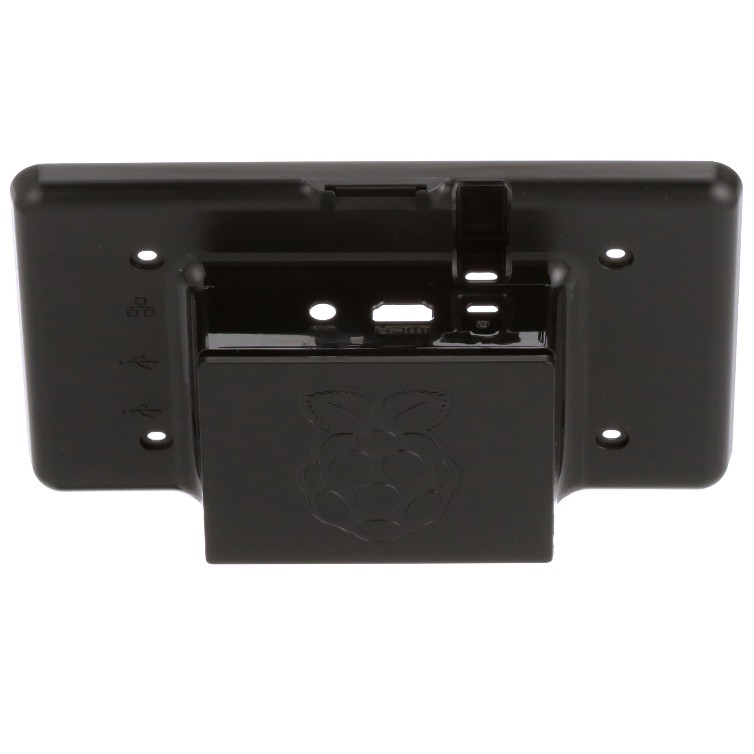 rs raspberry pi 7 inch lcd touch screen case black