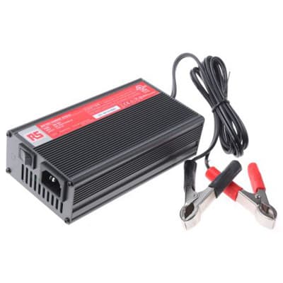 RS PRO Battery Charger For Lead Acid 12V 28A with UK plug