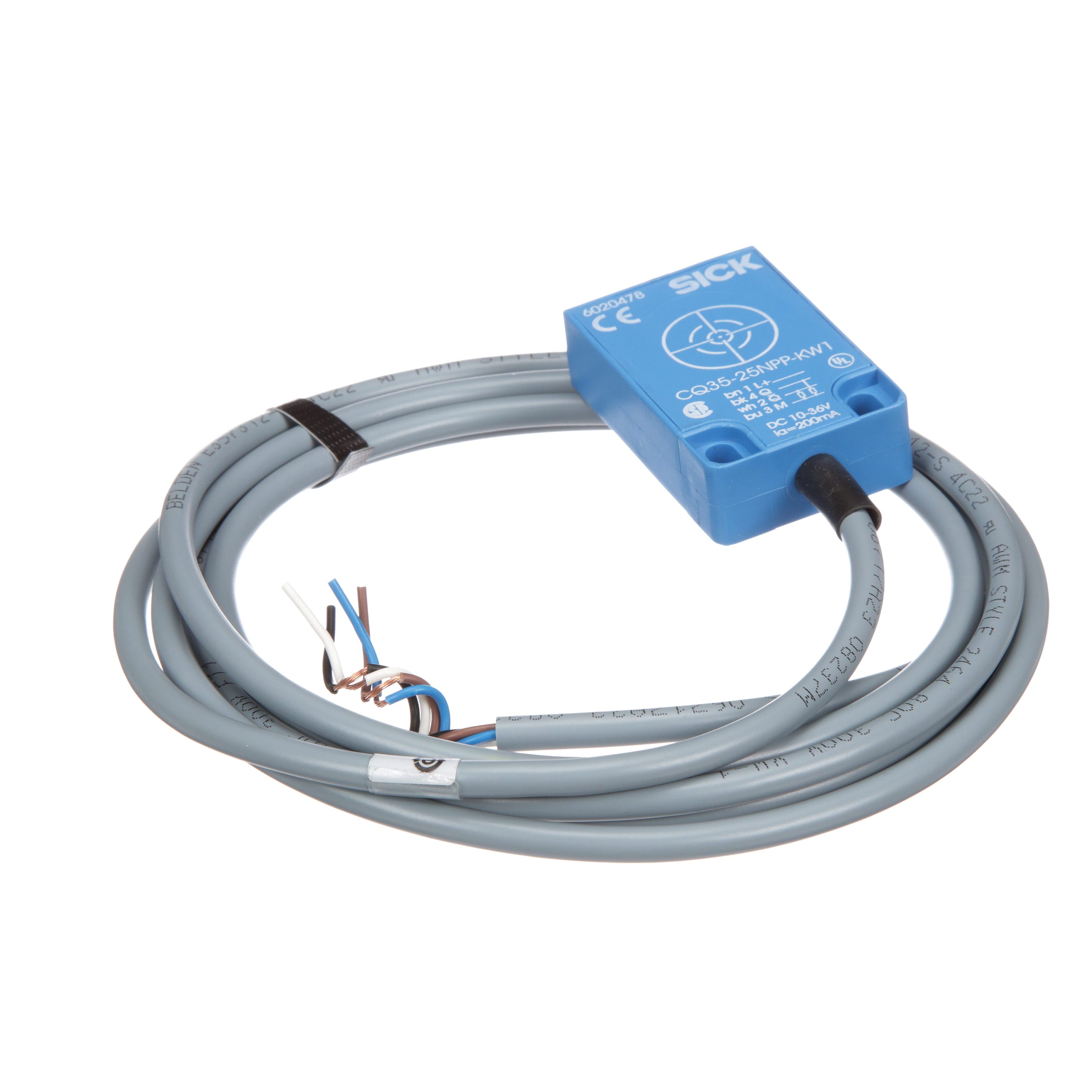 SICK - CQ35-25NPP-KW1 - Capacitive Proximity Sensor, 25 mm, Non-flush ...