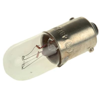 RS PRO - 104884 - Clear Filament Indicator Lamp T3 1/4 BA9s 48V 42 mA 6 ...