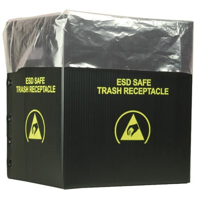 Protektive Pak - 37820 Trash Receptacle Liner, Small, Black, 26 x 24 IN, 10  GAL