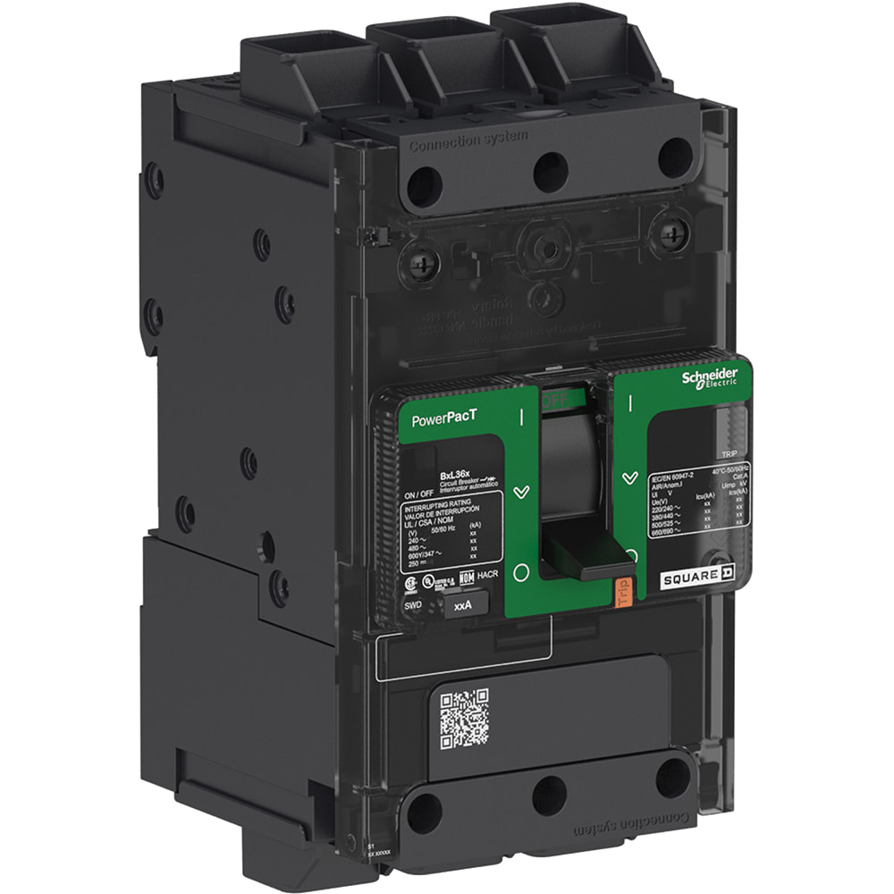 Schneider Electric - BDL36110 - Circuit Breaker, PowerPact B-Frame, D ...