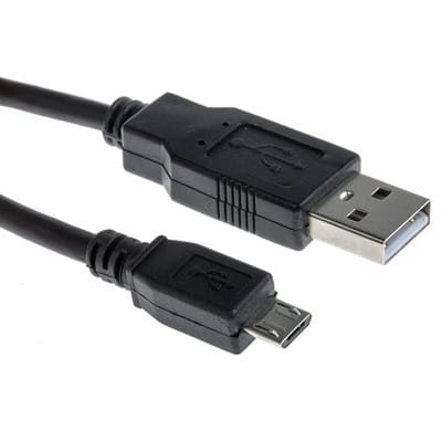 RS PRO - 1216578 - USB 2.0 Cable Male USB A to Male Micro USB B 5 11